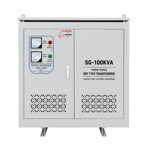 100kVA Three Phase Dry Type Isolation Transformer Cabinet Enclosure 380V 480V to 220V 110V Industrial Power Supply Converter