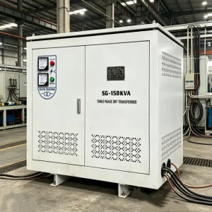150kVA Dry Type Isolation Transformer High Voltage Cable Wiring Terminal Connection Industrial Electrical Distribution Cabinet for Automation Power Systems Voltnex Power