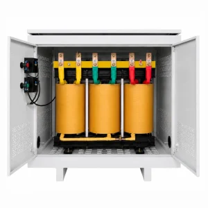 150kVA Industrial Isolation Transformer Three Phase Dry Type Copper Coil Winding Internal Wiring Structure for CNC Machine and Industrial Power Supply Systems Voltnex Power