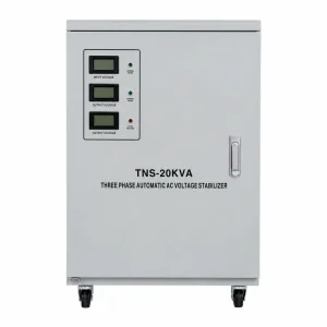 20KVA three phase TNS series automatic voltage regulator AVR high precision AC voltage stabilizer for industrial power supply manufactured by Voltnex Power China factory wholesale supplier