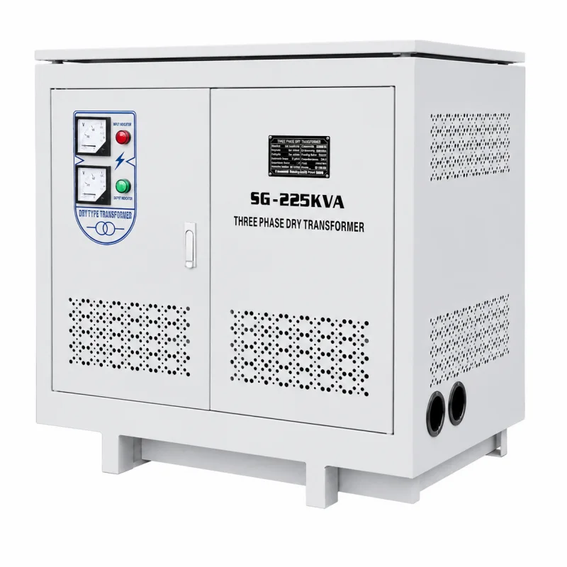 225kVA Industrial Isolation Transformer Three Phase Dry Type Electrical Transformer Voltage Converter Step Down Step Up NEMA Standard for North and South America Markets Voltnex Power