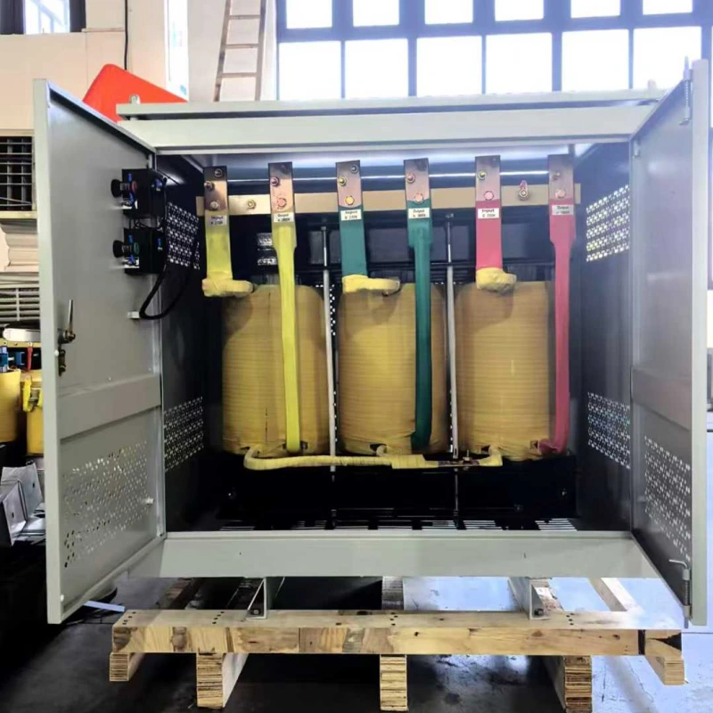 400kVA Heavy Duty Three Phase Dry Type Isolation Transformer Industrial Power Transformer for CNC Machine Automation Factory Power Supply Cabinet System North South America Market Voltnex Power