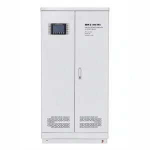 500KVA three phase automatic voltage regulator AVR with built-in isolation transformer supporting 110V 208V 220V 380V 400V 415V 440V 480V AC for high power voltage stabilization, factory direct industrial power solutions by Voltnex Power