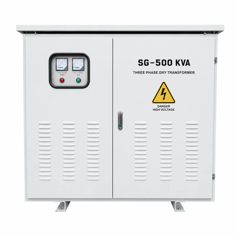 500kVA Three Phase Dry Type Isolation Transformer for Industrial Power Supply with 208V 220V 380V 480V 600V Custom Voltage Solutions by Voltnex Power China Factory