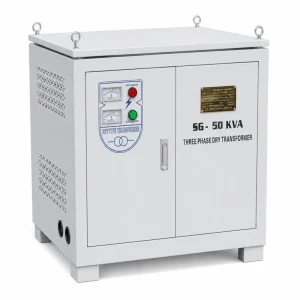 50kVA Cabinet Type Dry Type Isolation Transformer Enclosure Design Three Phase Industrial Electrical Transformer Manufacturer China Factory