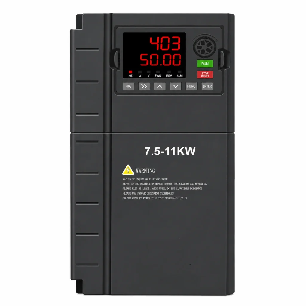 7.5kW 9.2kW 11kW VFD (10HP 12.5HP 15HP) Three Phase Variable Frequency Drive 380V 400V 480V AC Drive Inverter Motor Controller for Industrial Automation Voltnex Power