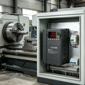 7.5kW 11kW (10HP 15HP) Three Phase Variable Frequency Drive VFD Motor Controller 208V 220V 380V 400V 415V 440V 480V Electrical Testing Workbench Inspection Voltnex Power