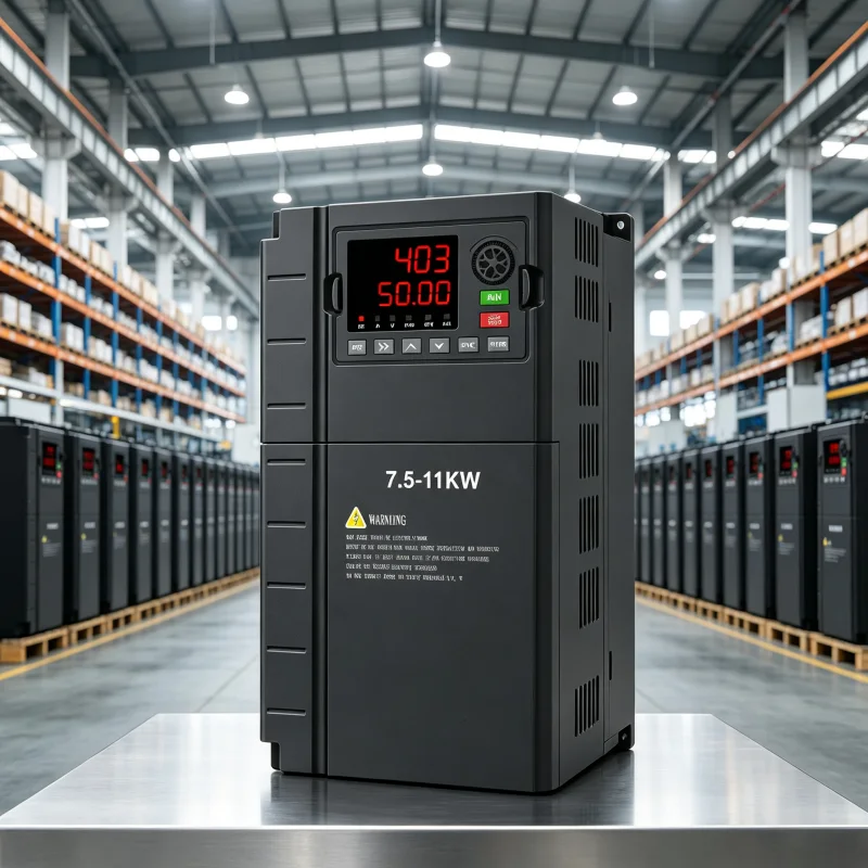7.5kW 11kW (10HP 15HP) Three Phase Variable Frequency Drive VFD Control Cabinet Installation 208V 220V 380V 400V 415V 440V 480V AC Drive Motor Speed Controller Voltnex Power