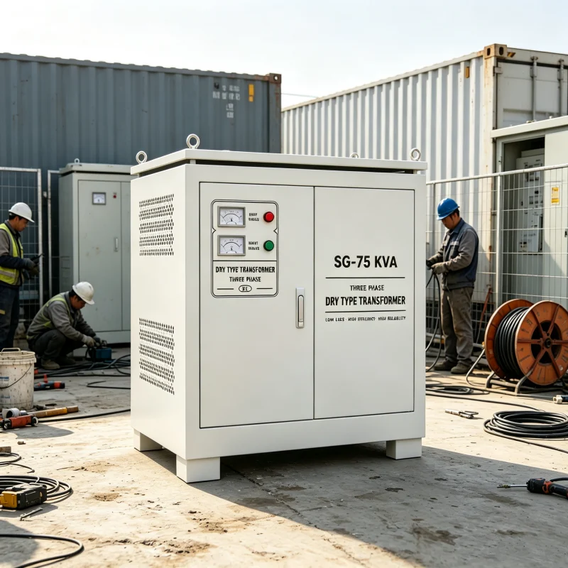75kVA Industrial Dry Type Isolation Transformer Power Supply Solution for Factory Automation Machinery Electrical Systems