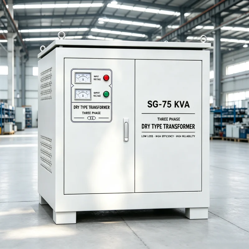 75kVA Three Phase Industrial Isolation Transformer Finished Unit Global Supply Electrical Transformer Export Manufacturer China
