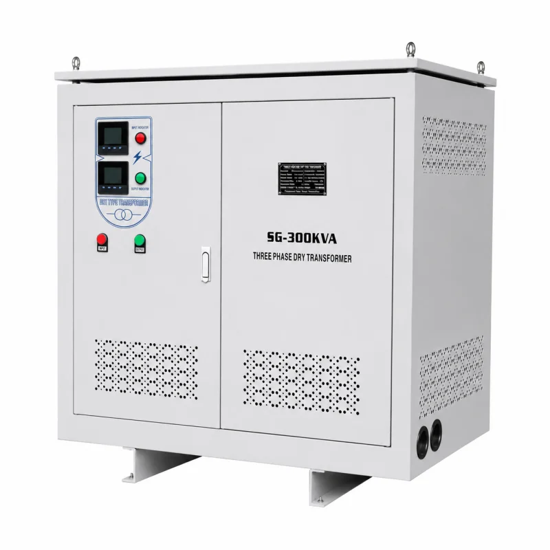 SG 300kVA Three Phase Industrial Isolation Transformer Dry Type Voltage Converter Step Down Step Up Transformer 208V 220V 240V 380V 400V 440V 480V 575V 600V China Wholesale Manufacturer Export Voltnex Power