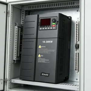 15-22kW 20HP-30HP Three Phase VFD Variable Frequency Drive Installed in Electrical Control Cabinet Mounting System Supporting 208V 220V 380V 400V 415V 440V 480V AC Motor Drive Applications Voltnex Power