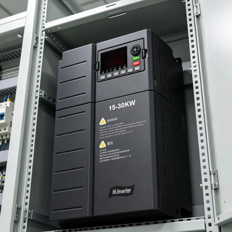 15-22kW 20HP-30HP Heavy Duty Three Phase Variable Frequency Drive VFD AC Drive Inverter for Industrial Automation Solutions Supporting 208V 220V 380V 400V 415V 440V 480V Motor Control Systems Voltnex Power