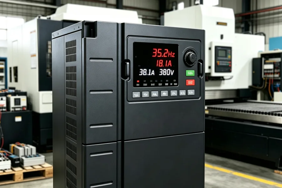 15kW 20HP 3 Phase Precision Variable Frequency Drive VFD at 35.2Hz for Large CNC Machine Tools and Machining Center Spindle Control | VoltNex Power