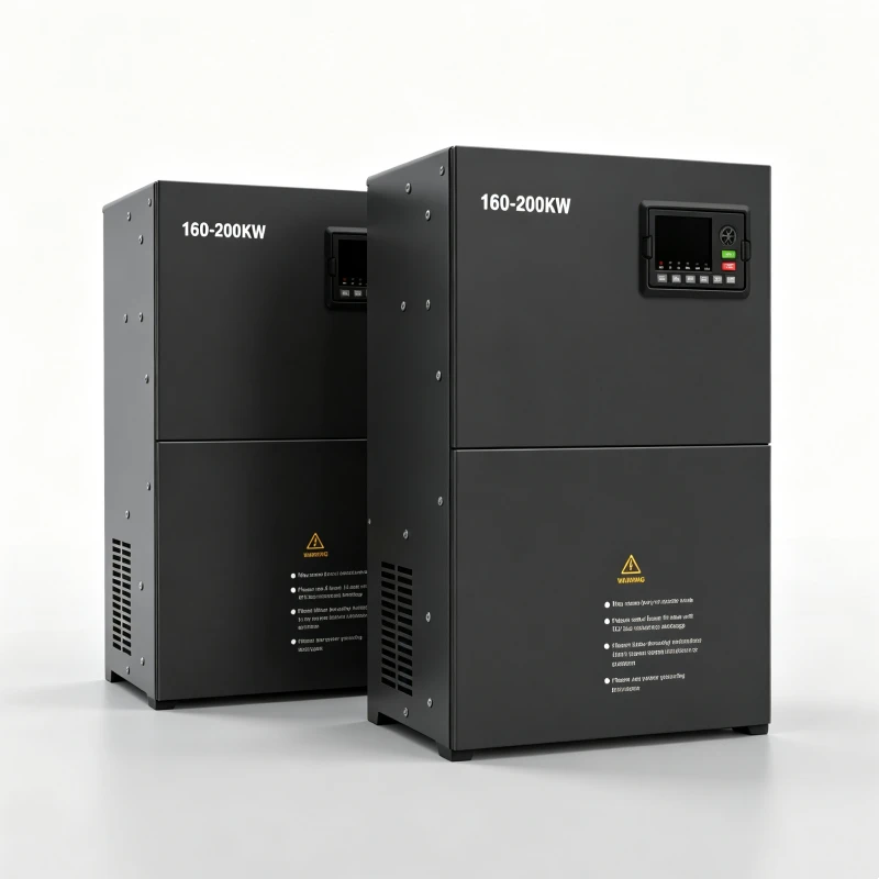 160kW 185kW 200kW (215HP 250HP 270HP) Three Phase AC Drive Frequency Inverter VFD Heavy Duty Motor Speed Controller for Industrial Equipment Supporting 208V 220V 380V 400V 415V 440V 480V Export Solution Voltnex Power