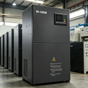 160kW 185kW 200kW (215HP 250HP 270HP) Three Phase Industrial VFD Variable Frequency Drive for Plant Room Deployment and Heavy Industry Machinery Power Solution Supporting 208V 220V 380V 400V 415V 440V 480V Voltnex Power