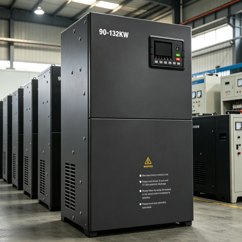 160kW 185kW 200kW (215HP 250HP 270HP) Three Phase Industrial VFD Variable Frequency Drive for Plant Room Deployment and Heavy Industry Machinery Power Solution Supporting 208V 220V 380V 400V 415V 440V 480V Voltnex Power