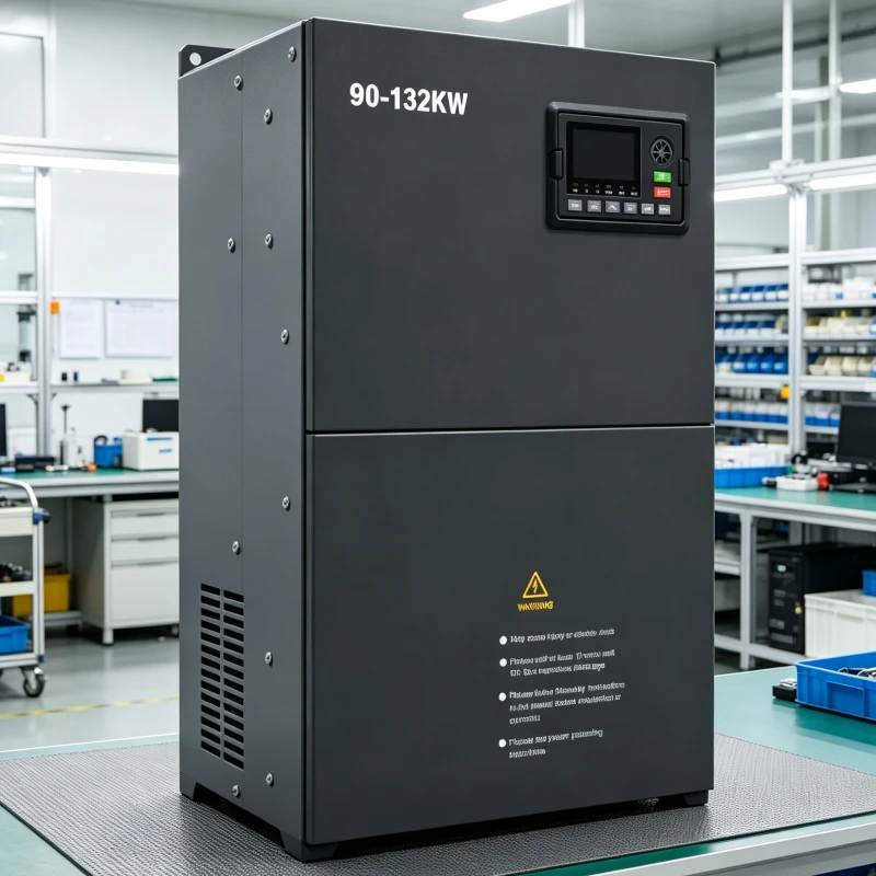 160kW 185kW 200kW (215HP 250HP 270HP) High Capacity Three Phase Automatic AC Motor Speed Controller VFD Inverter for Laboratory Equipment Testing Supporting 208V 220V 380V 400V 415V 440V 480V Voltnex Power