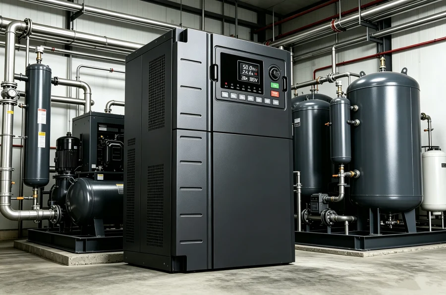 160kW 215HP High Performance Variable Frequency Drive VFD at 50.0Hz for Heavy Duty Screw Air Compressor Stepless Speed Regulation | VoltNex Power