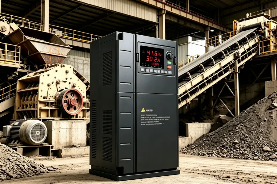 250kW 335HP Heavy Duty Variable Frequency Drive VFD at 41.6Hz for Mining Machinery, Mine Hoists and Underground Transport Equipment | VoltNex Power