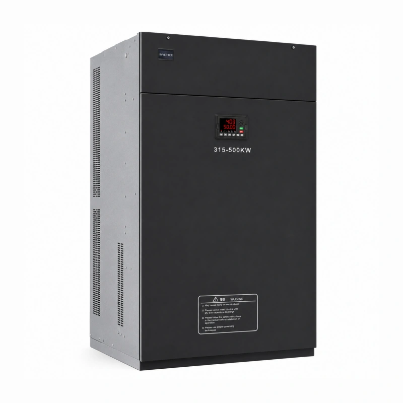 315kW 400kW 450kW 500kW Three Phase AC Drive Frequency Inverter VFD Heavy Duty Motor Speed Controller 420HP 530HP 600HP 670HP 208V 220V 380V 400V 415V 440V 480V Industrial Equipment Exporter Voltnex Power
