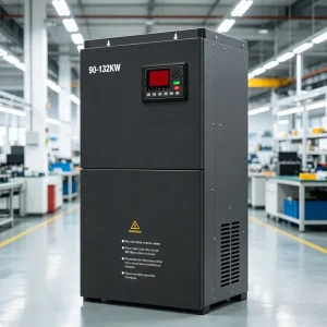90kW 110kW 132kW (120HP 150HP 175HP) Three Phase AC Drive Frequency Inverter VFD Variable Speed Motor Controller for Industrial Power Control Center Supporting 208V 220V 380V 400V 415V 440V 480V Voltnex Power