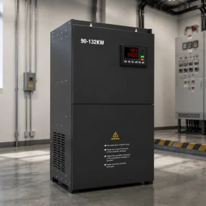 90kW 110kW 132kW (120HP 150HP 175HP) Three Phase Industrial VFD Variable Frequency Drive Control Cabinet Mounting Solution for Heavy Duty Switchgear Integration Supporting 208V 220V 380V 400V 415V 440V 480V Voltnex Power