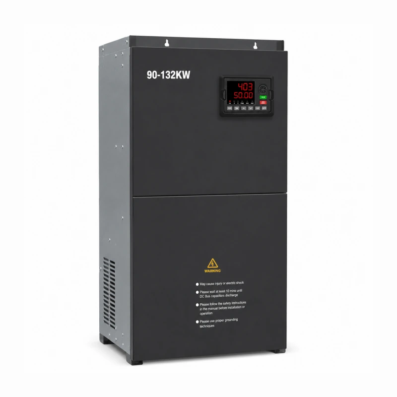 90kW 110kW 132kW (120HP 150HP 175HP) Three Phase Variable Frequency Drive VFD AC Inverter Heavy Duty Industrial Motor Controller Supporting 208V 220V 380V 400V 415V 440V 480V Factory Direct Supply Voltnex Power