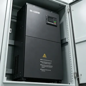 90kW 110kW 132kW (120HP 150HP 175HP) High Capacity Three Phase Automatic AC Motor Speed Controller VFD Inverter for Industrial Applications Supporting 208V 220V 380V 400V 415V 440V 480V Factory Direct Wholesale Voltnex Power