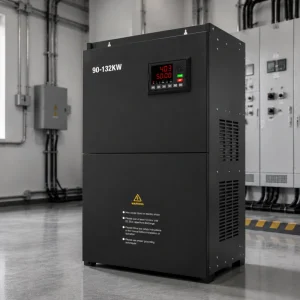 90kW 110kW 132kW (120HP 150HP 175HP) Three Phase Variable Frequency Drive VFD AC Inverter for Heavy Machinery Power Supply System Supporting 208V 220V 380V 400V 415V 440V 480V Industrial Export Solution Voltnex Power