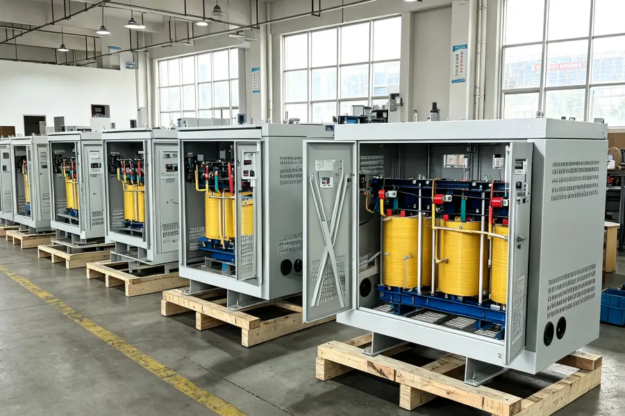 Voltnex Power Dry Type Transformer Full Load Capacity and Short Circuit Impedance Performance Test Industrial Electrical Transformer Manufacturing Factory Quality Control Inspection