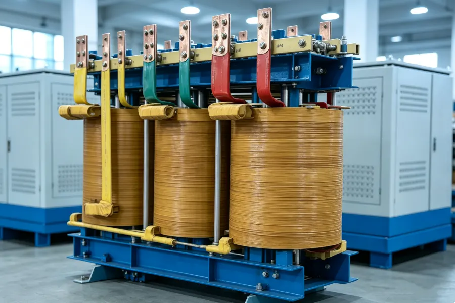 Voltnex Power High Precision Copper Winding and Magnetic Core Integration for Industrial Dry Type Isolation Transformers 1kVA-3500kVA, High Efficiency Transformer Manufacturing and Custom Power Equipment Engineering