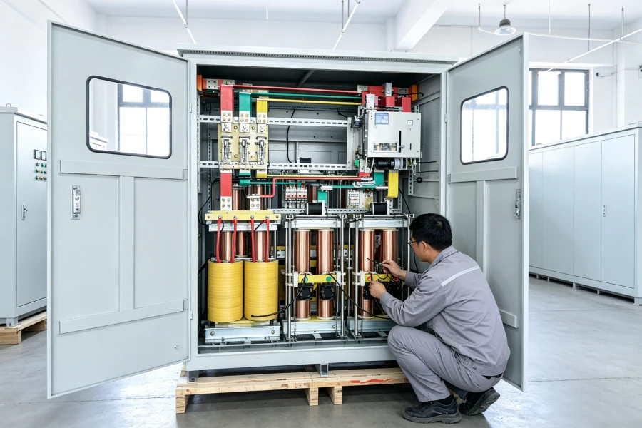 Voltnex Power custom industrial Automatic Voltage Regulator AVR with 1kVA–3500kVA capacity, single-phase and three-phase voltage stabilization solutions for factories, machinery and industrial power systems