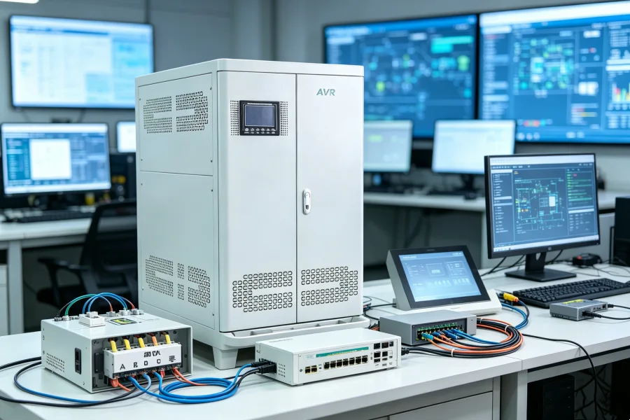 Voltnex Power high-precision Automatic Voltage Regulator AVR and industrial AC voltage stabilizer for CNC machines, industrial automation, medical equipment, laboratory instruments and sensitive electrical systems