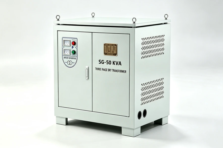 Voltnex Power industrial three phase isolation transformer in cabinet type design for factory automation, heavy loads and industrial power systems