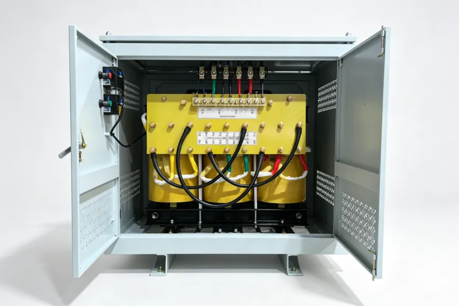 Voltnex Power Three Phase Isolation Transformer Internal Structure Cabinet Design for Industrial Power Equipment
