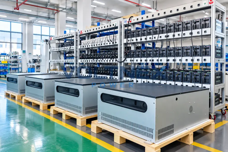 Advanced industrial power equipment manufacturing factory with automated transformer production lines by Voltnex Power