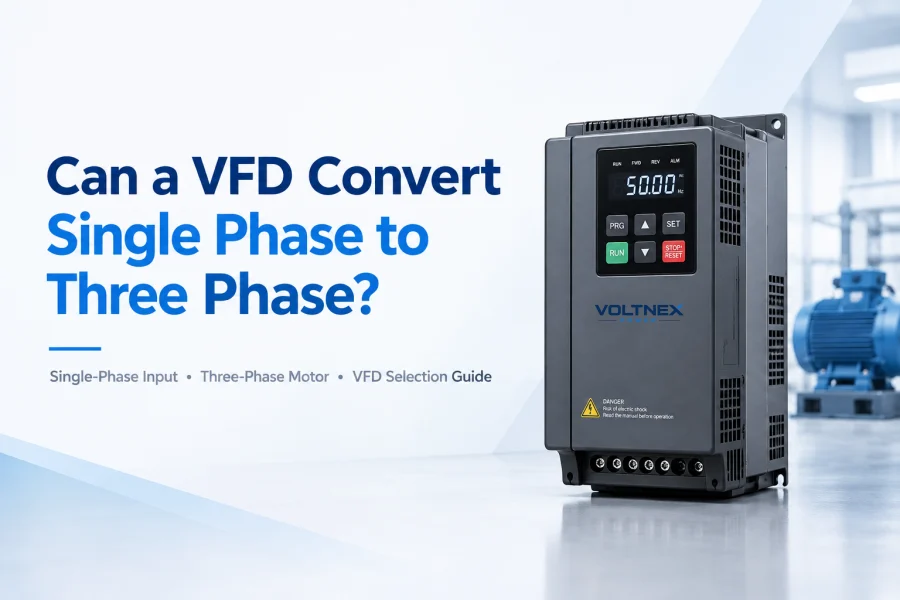 Single Phase to Three Phase VFD 0.75kW–1000kW for Three Phase Motor Operation and Industrial Speed Control