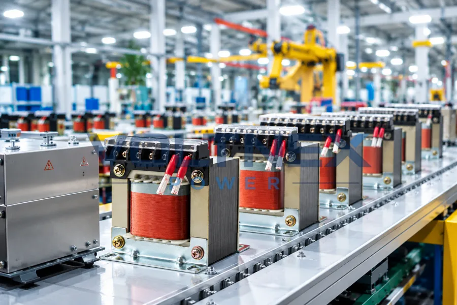 Custom JBK Series machine tool control transformer for CNC machines, industrial automation and control systems