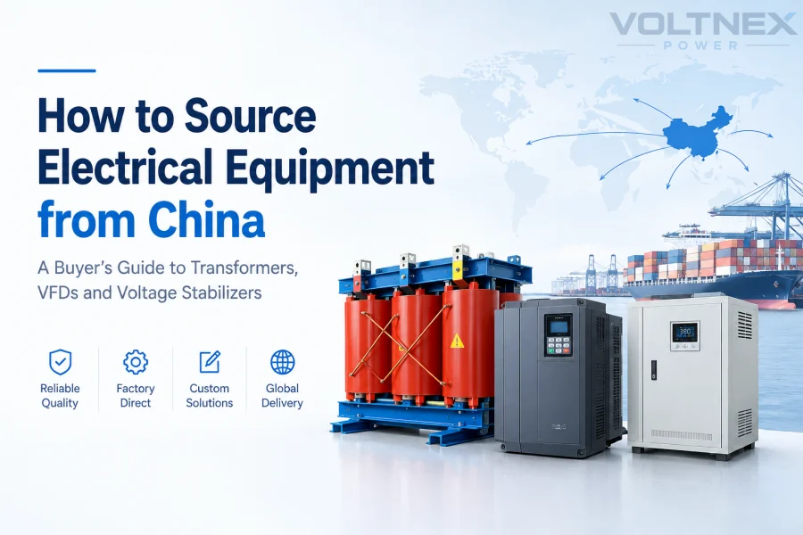 Cómo adquirir equipos eléctricos de China: transformadores, variadores de frecuencia y estabilizadores de voltaje | Voltnex Power
