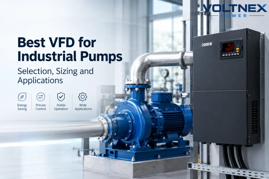 Industrial Pump VFD Selection and Sizing Guide for Variable Speed Control, Energy Saving and Constant Pressure Pump Applications