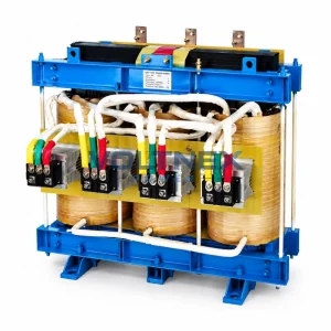 Three phase dry type ZSG rectifier transformer with copper coil windings and electrical silicon steel core for rectifier equipment, industrial DC power systems, electroplating, electrolysis, battery charging and AC to DC power conversion