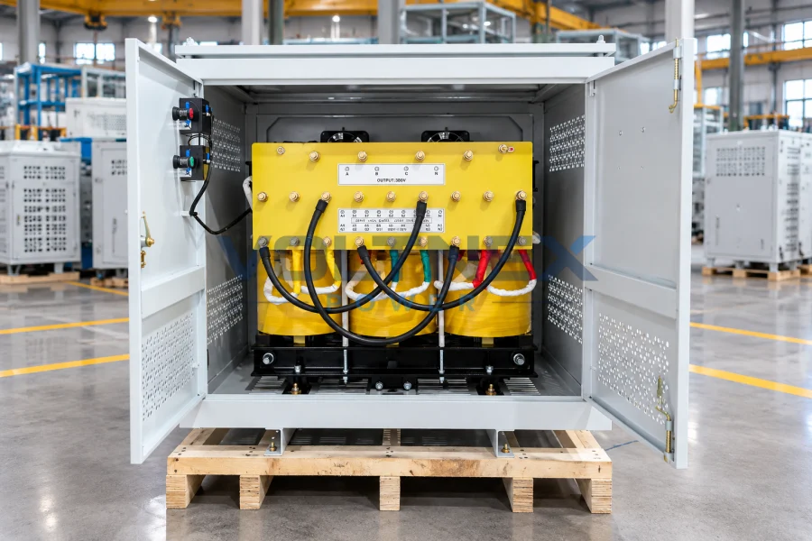 Three phase open type dry type transformer for industrial electrical systems