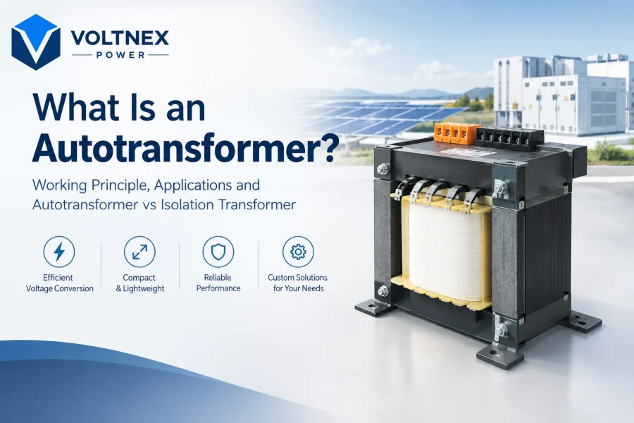 What is an autotransformer working principle, applications, and comparison with isolation transformer for industrial voltage conversion